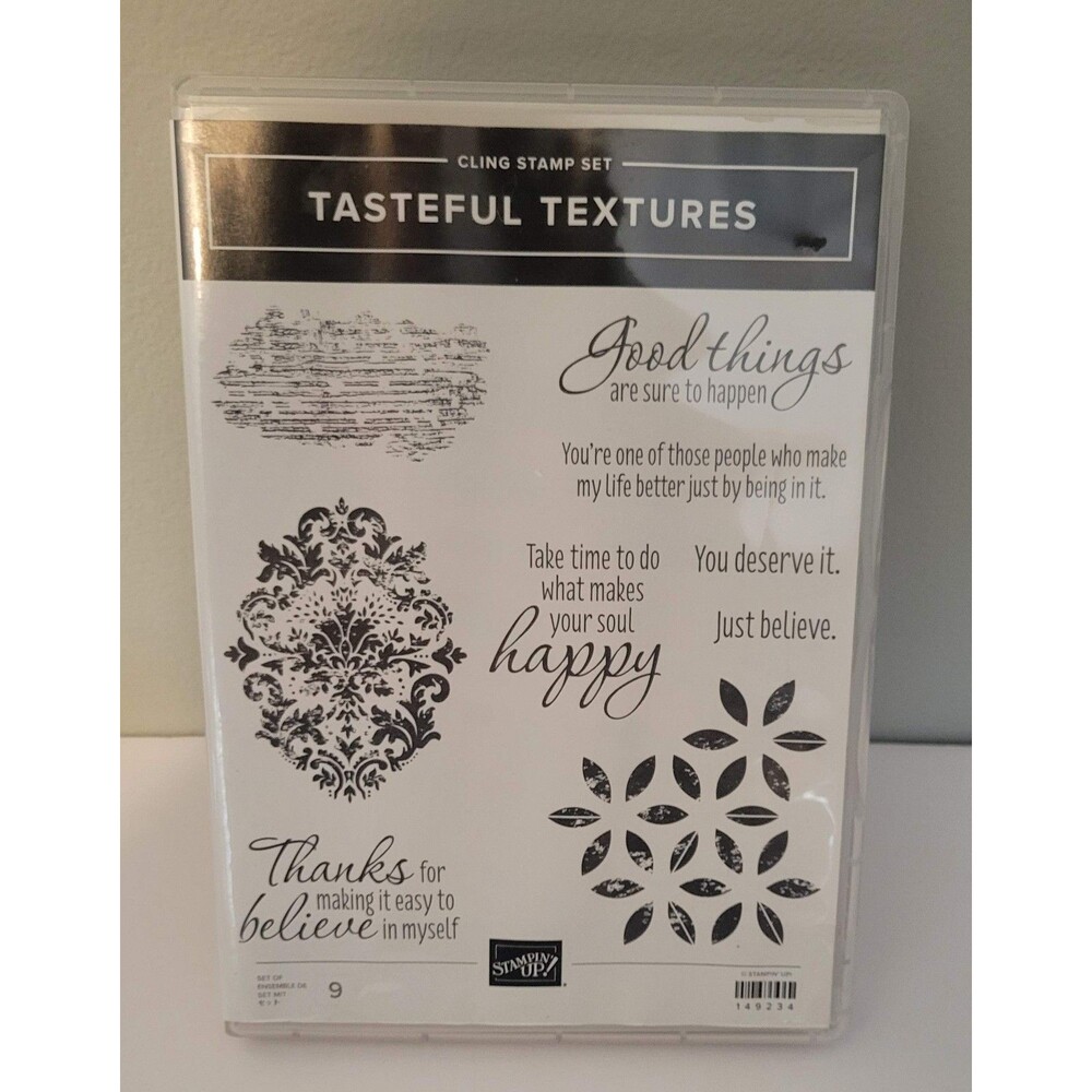 Stampin' Up! Tasteful Textures Stamp Set #149234 - NEW